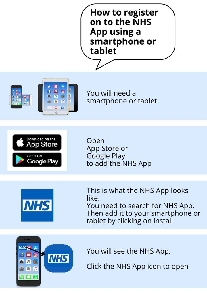 How To Register On To The NHS App Boa 1